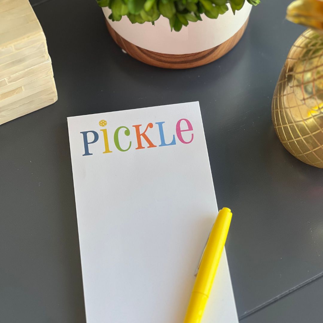 Pickleball List Notepad