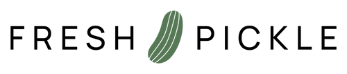 Fresh Pickle Logo Black