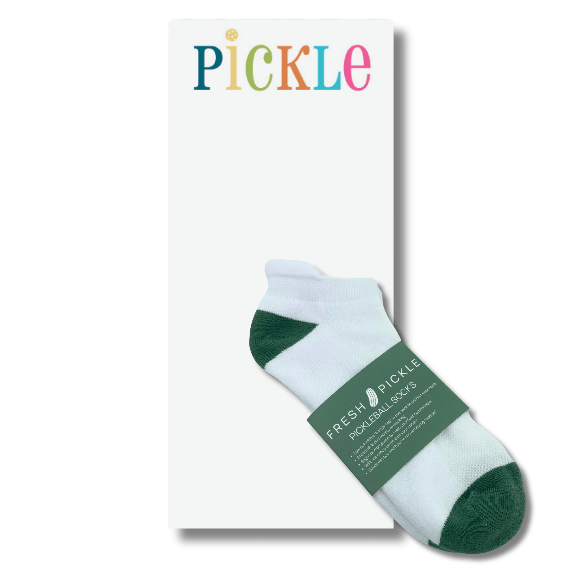 sock/note pad bundle - Fresh Pickle
