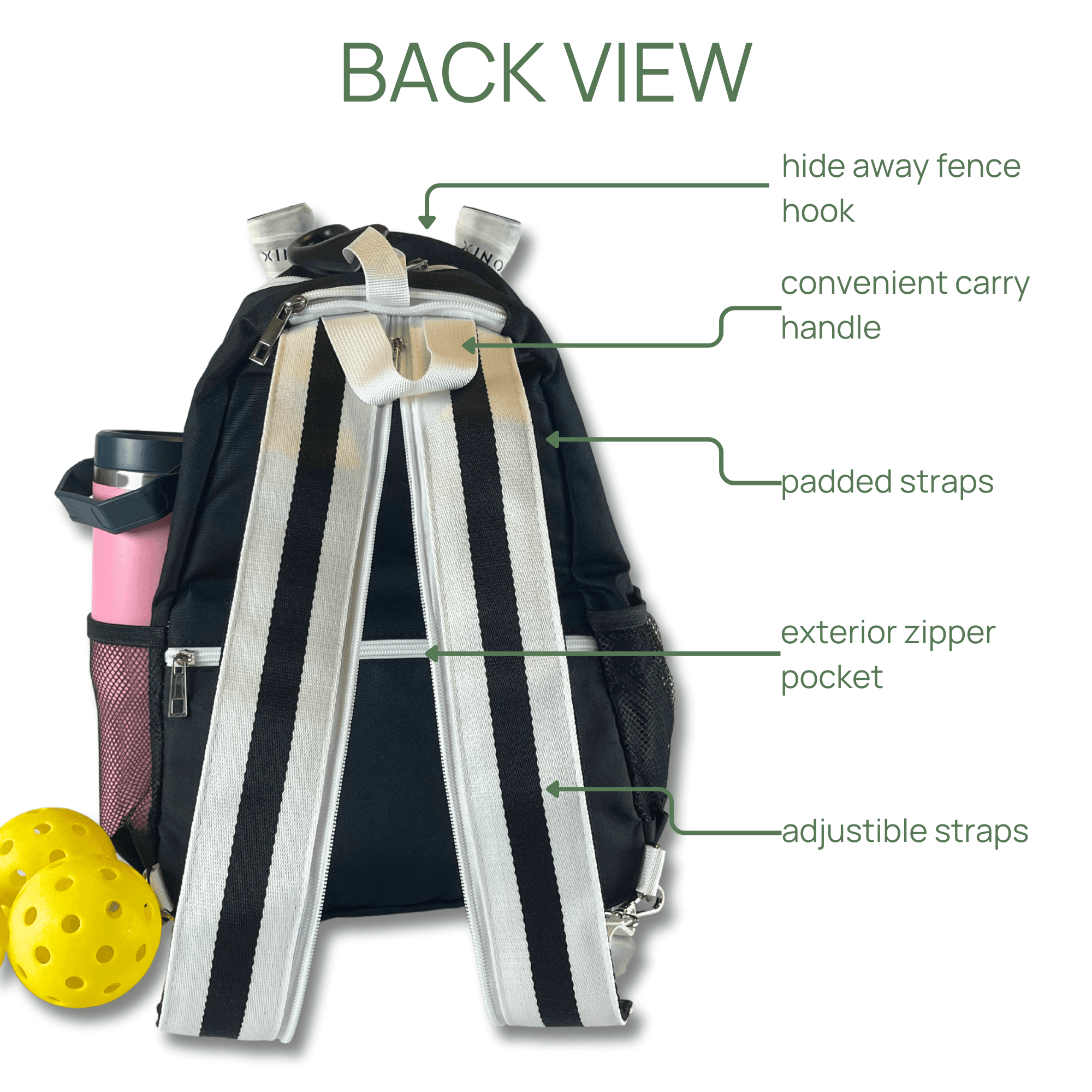 Teddi Pickleball Backpack - Fresh Pickle Designs