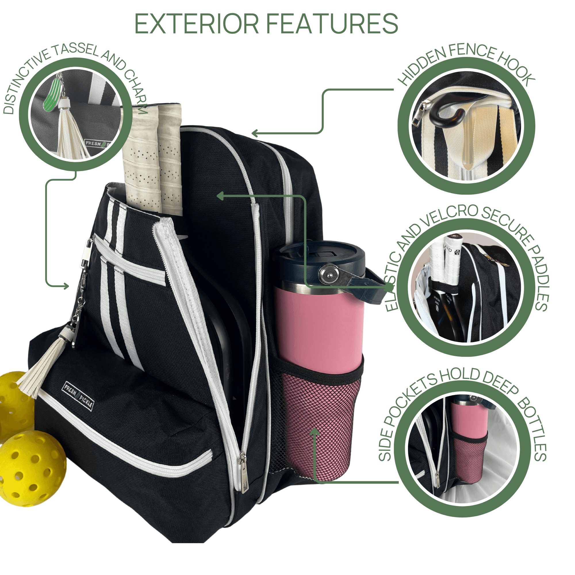 Teddi Pickleball Backpack - Fresh Pickle Designs