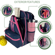 Teddi Pickleball Backpack - Fresh Pickle Designs