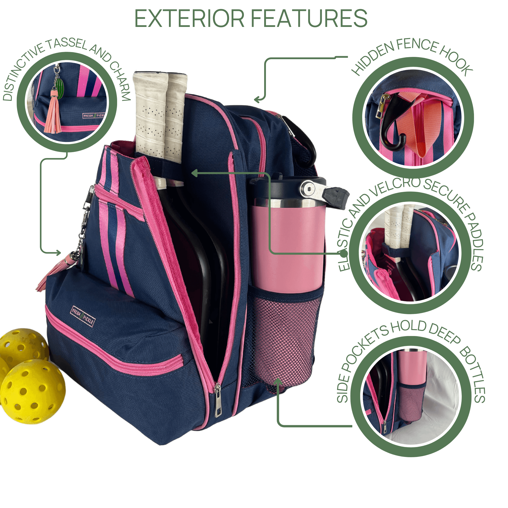 Teddi Pickleball Backpack - Fresh Pickle Designs
