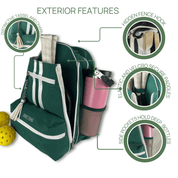 Teddi Pickleball Backpack - Fresh Pickle Designs