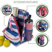 Teddi Pickleball Backpack - Fresh Pickle Designs
