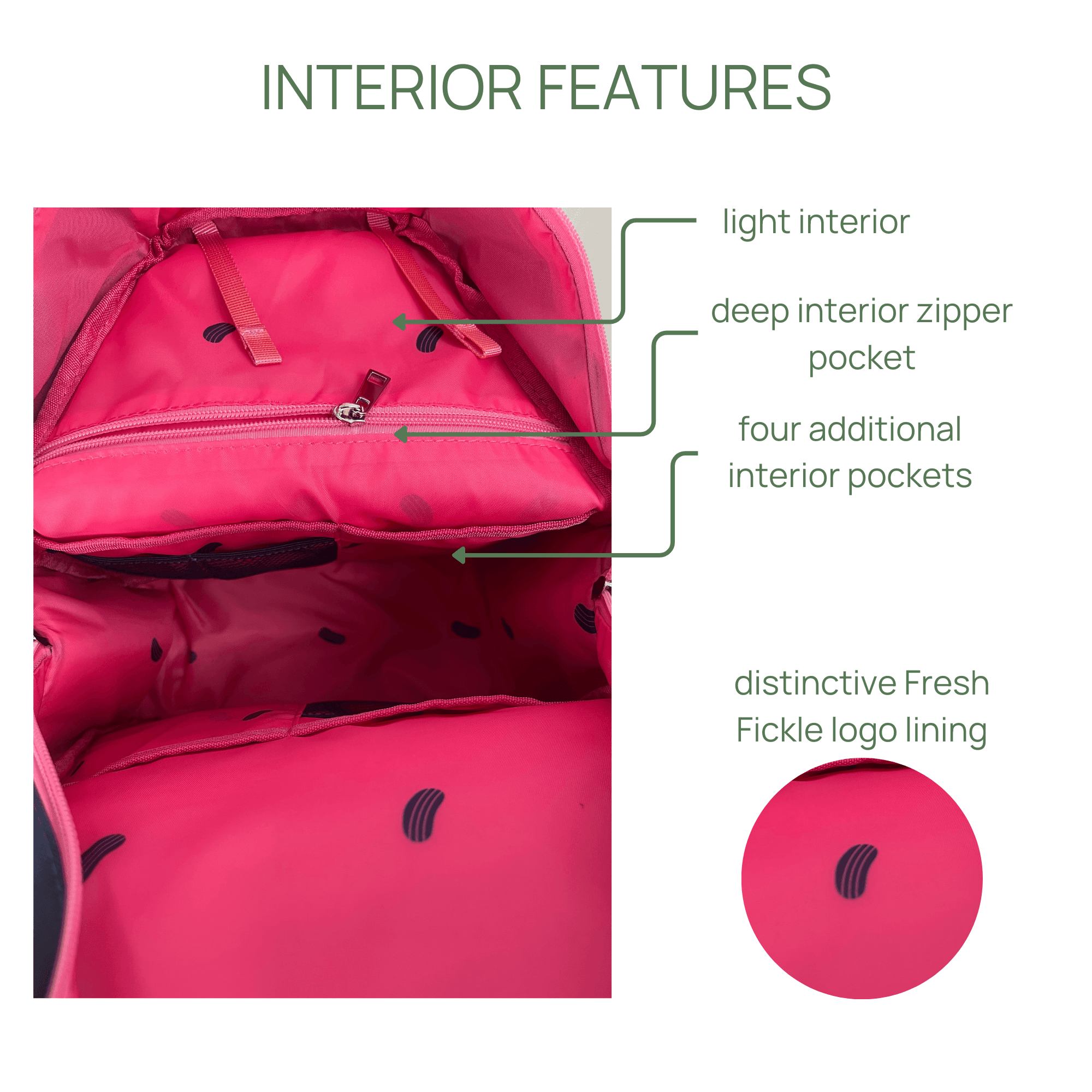 Teddi Pickleball Backpack - Fresh Pickle Designs
