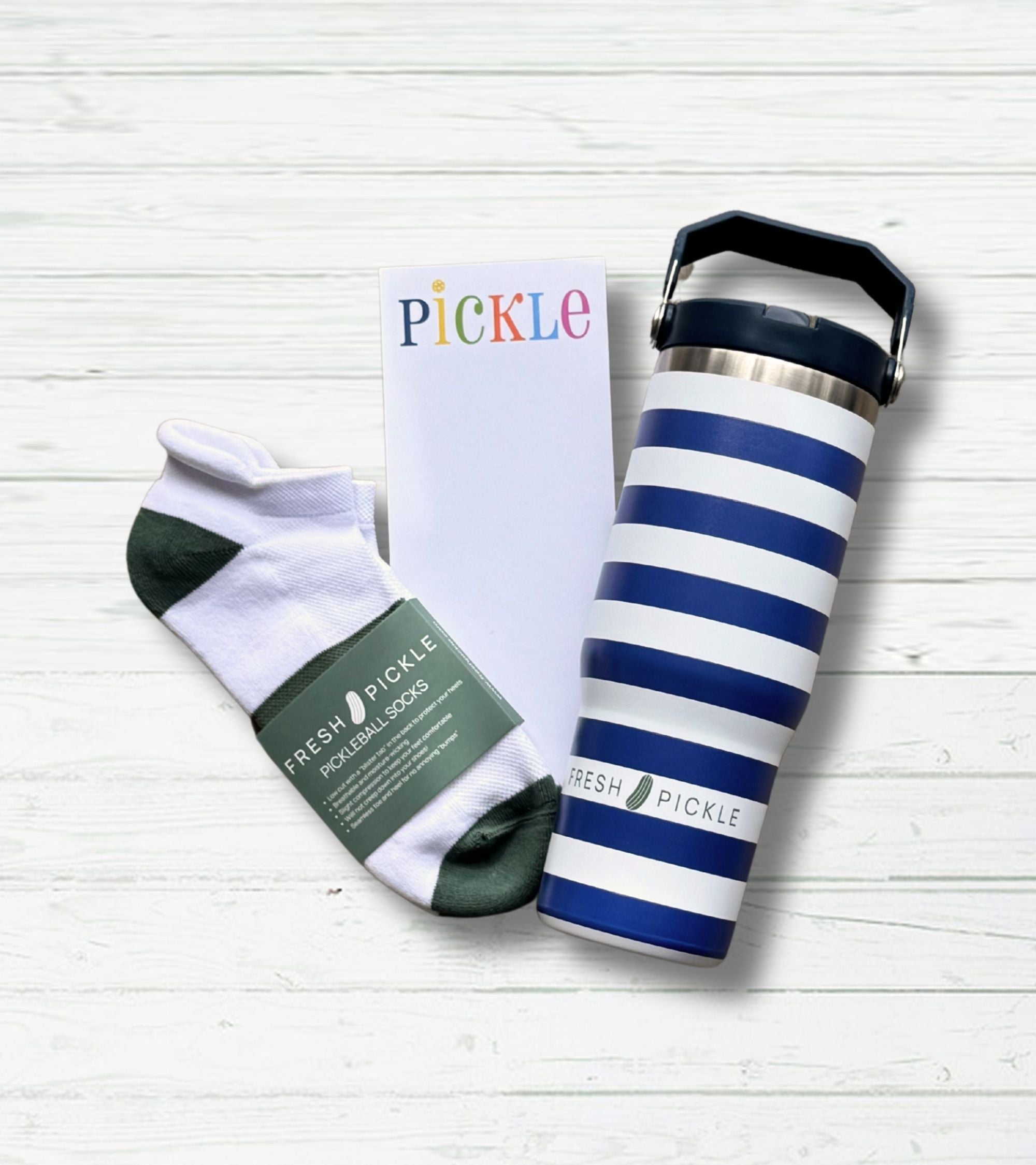 Gift Bundle - note pad/socks/tumbler