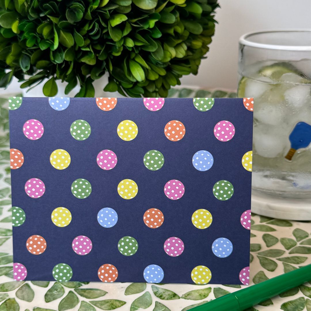 Pickleball Note Cards